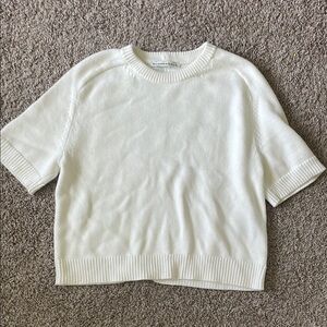 Abercrombie & Fitch Cream Knit Top
